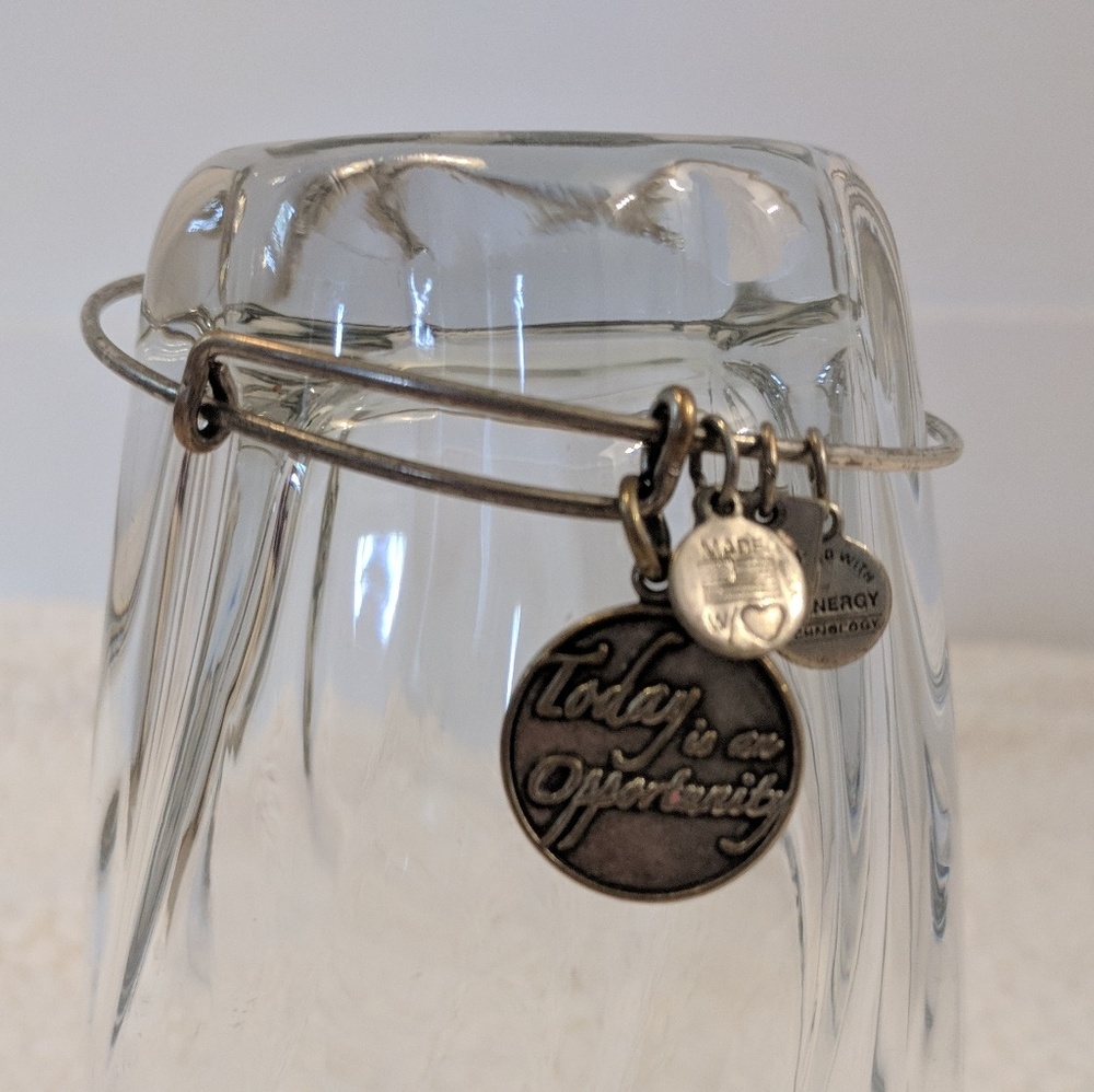 "today is an opportunity" Alex and Ani bracelet
